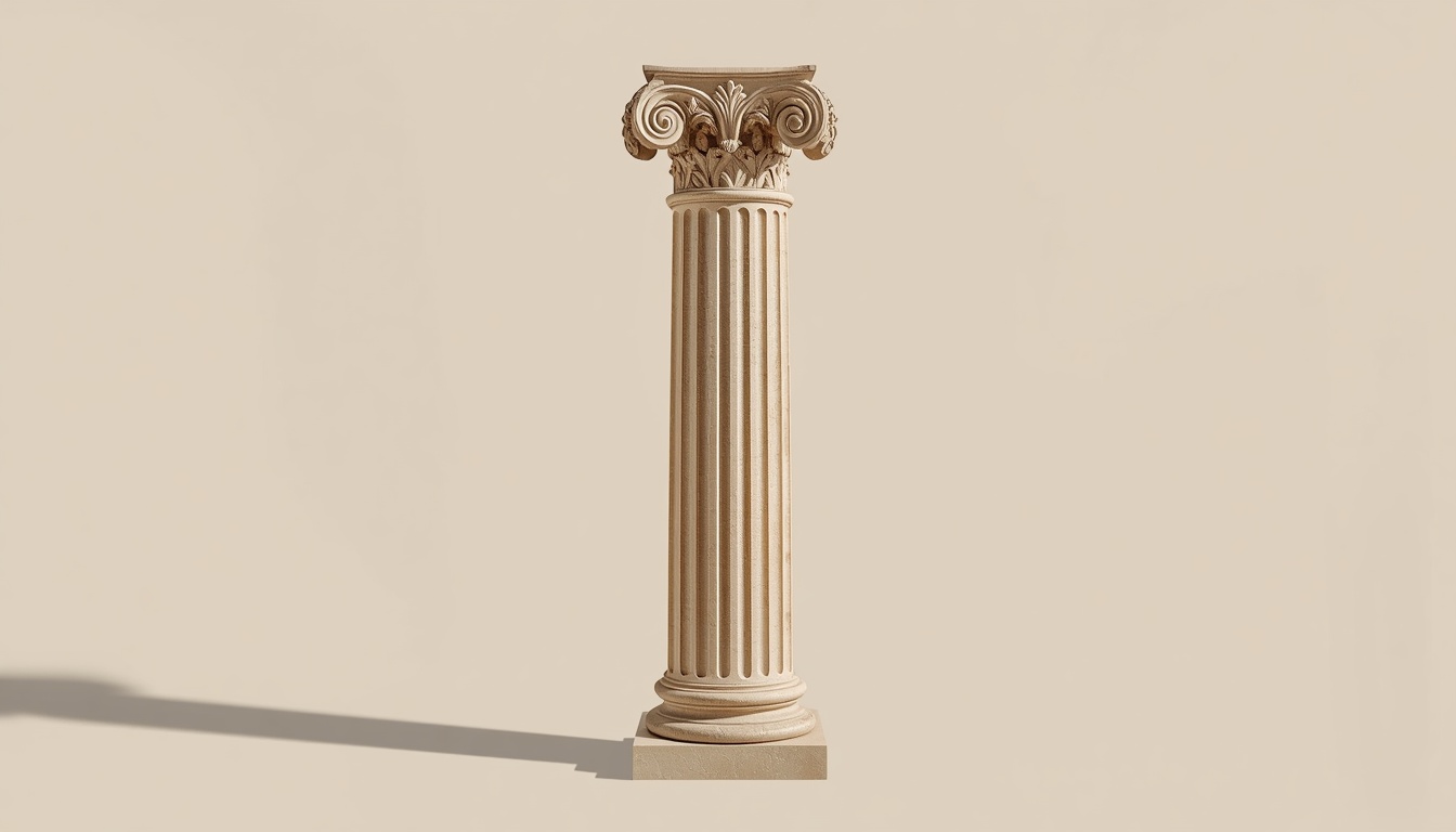 Indiana limestone Corinthian columns, custom fabricated by Tulip Limestone · Precast, Brampton Ontario